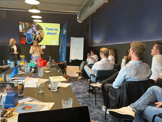 Kick-off van de Make-A-Wish Business Challenge onder het motto Time to shine